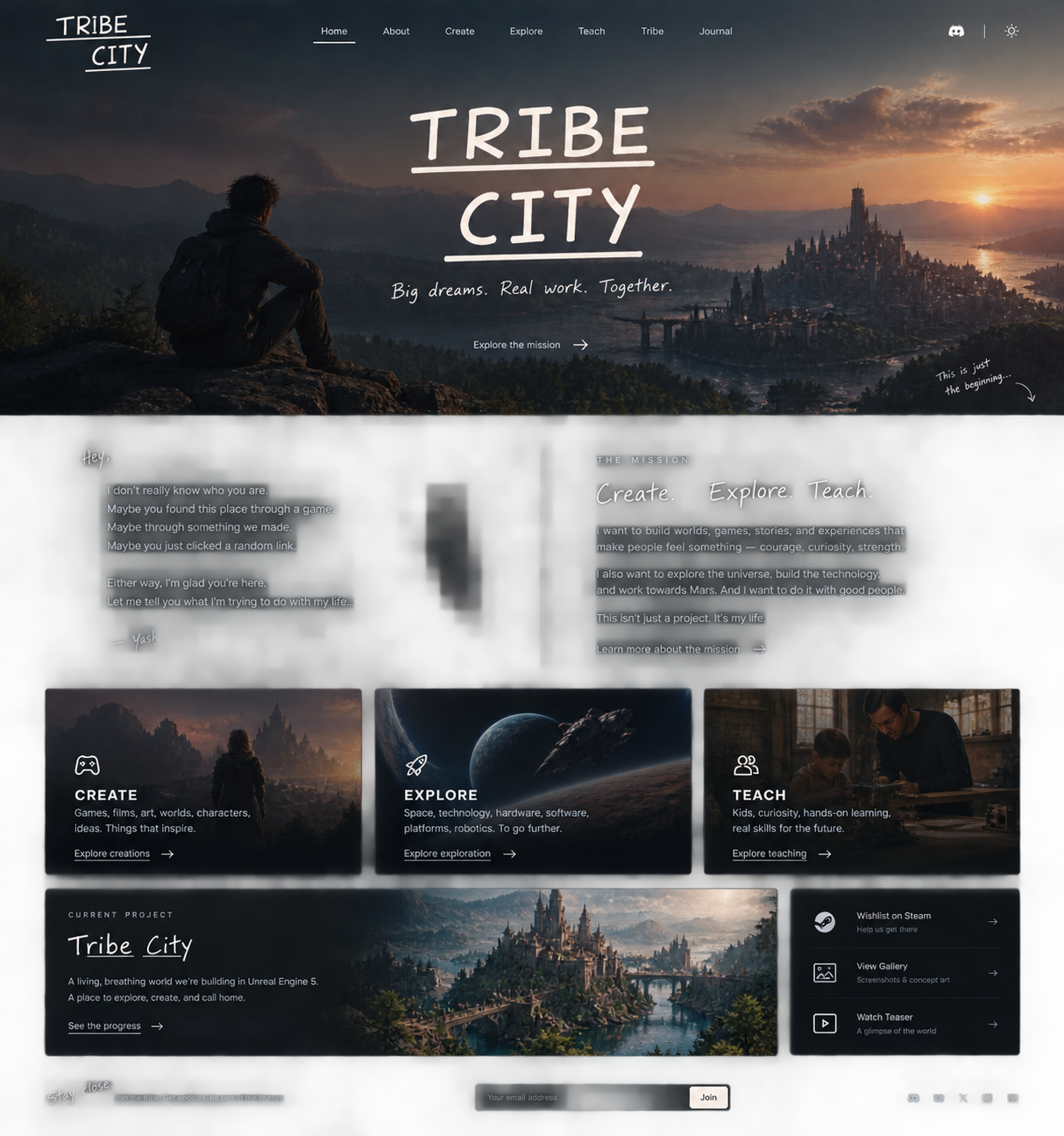 Tribe City concept landscape
